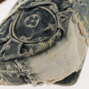 LOUIS VUITTON Monogram Denim Pouch Shoulder Bag Blue M95382 LV Auth 147361-17