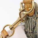 LOUIS VUITTON Monogram Denim Pouch Shoulder Bag Blue M95382 LV Auth 147361-20