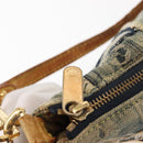 LOUIS VUITTON Monogram Denim Pouch Shoulder Bag Blue M95382 LV Auth 147361-9