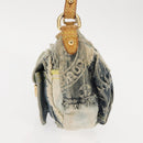 LOUIS VUITTON Monogram Denim Pouch Shoulder Bag Blue M95382 LV Auth 147361-3