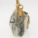 LOUIS VUITTON Monogram Denim Pouch Shoulder Bag Blue M95382 LV Auth 147361-4