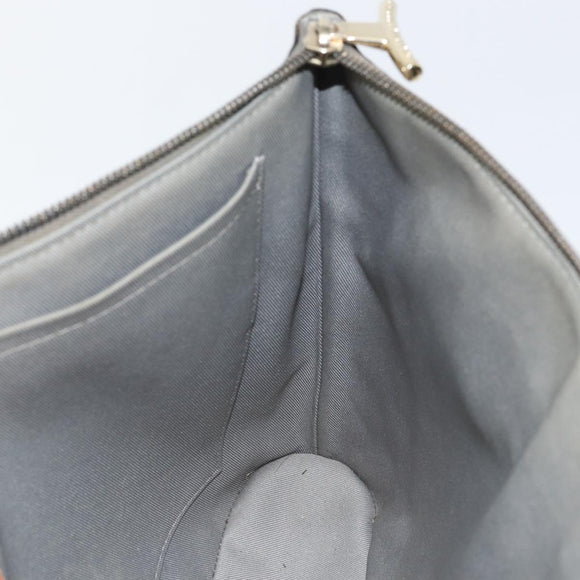 LOUIS VUITTON Monogram titanium Pochette Cosmos Bag Gray M63240 LV Auth 147363