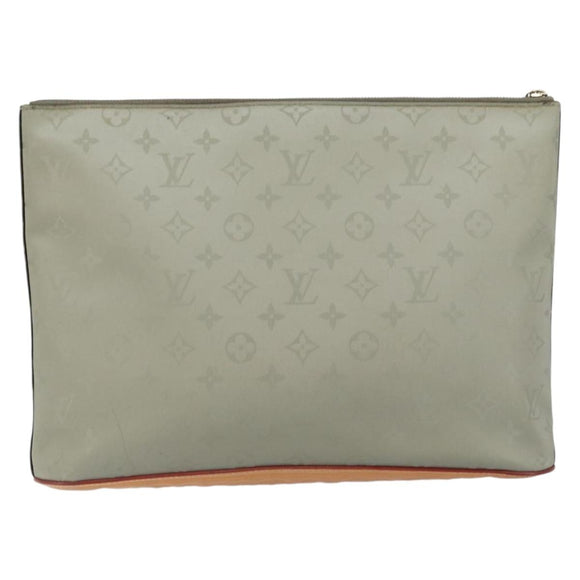 LOUIS VUITTON Monogram titanium Pochette Cosmos Bag Gray M63240 LV Auth 147363