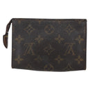 LOUIS VUITTON Monogram Poche Toilette 15 Pouch M47546 LV Auth 147368-2