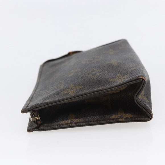 LOUIS VUITTON Monogram Poche Toilette 15 Pouch M47546 LV Auth 147368