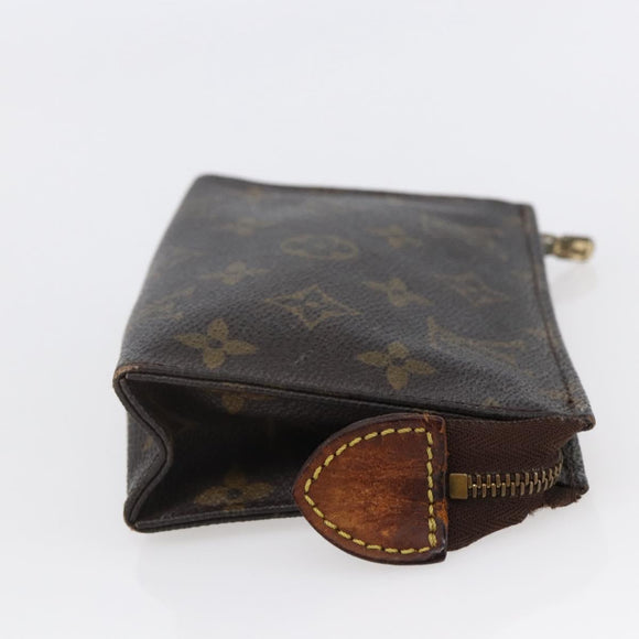 LOUIS VUITTON Monogram Poche Toilette 15 Pouch M47546 LV Auth 147368