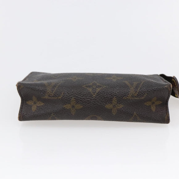 LOUIS VUITTON Monogram Poche Toilette 15 Pouch M47546 LV Auth 147368