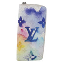 LOUIS VUITTON Monogram Water Color Long Wallet White M80499 LV Auth 147371-1