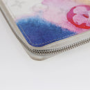 LOUIS VUITTON Monogram Water Color Long Wallet White M80499 LV Auth 147371-16