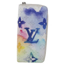 LOUIS VUITTON Monogram Water Color Long Wallet White M80499 LV Auth 147371-13
