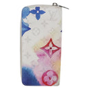 LOUIS VUITTON Monogram Water Color Long Wallet White M80499 LV Auth 147371-2