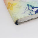 LOUIS VUITTON Monogram Water Color Long Wallet White M80499 LV Auth 147371-14