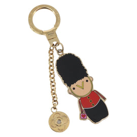 LOUIS VUITTON Monogram Vivienne Key Holder metal Gold LV Auth 147374