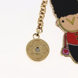 LOUIS VUITTON Monogram Vivienne Key Holder metal Gold LV Auth 147374 - 0