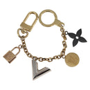 LOUIS VUITTON Chain Caleido V Charm Key Holder metal Gold M67379 LV Auth 147377-1