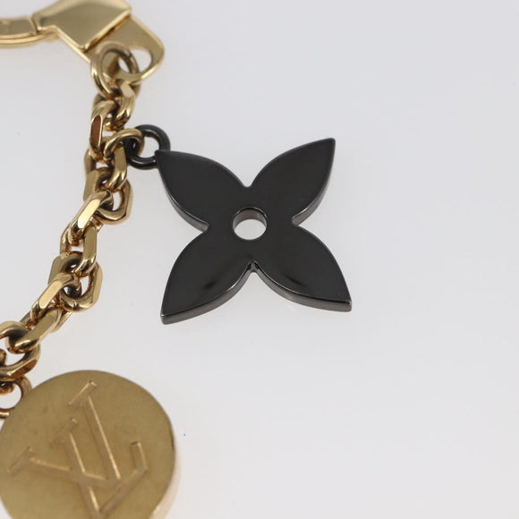 LOUIS VUITTON Chain Caleido V Charm Key Holder metal Gold M67379 LV Auth 147377