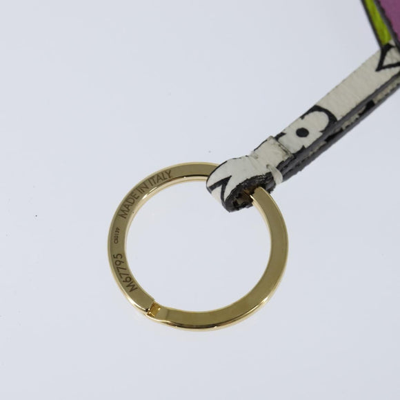 LOUIS VUITTON Monogram Giant Cloche Cles Necklace Purple M67795 LV Auth 147378