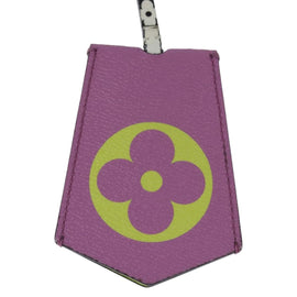 LOUIS VUITTON Monogram Giant Cloche Cles Necklace Purple M67795 LV Auth 147378 - 0