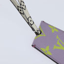 LOUIS VUITTON Monogram Giant Cloche Cles Necklace Purple M67795 LV Auth 147378-5