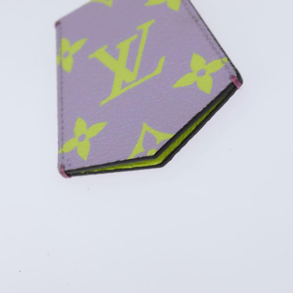 LOUIS VUITTON Monogram Giant Cloche Cles Necklace Purple M67795 LV Auth 147378