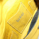 GUCCI Bamboo Sewing Set Leather Yellow Auth 147379-16