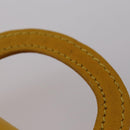 GUCCI Bamboo Sewing Set Leather Yellow Auth 147379-8