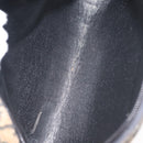 Christian Dior Trotter Canvas Shoulder Bag Navy Gold Auth 147391-12