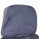 HERMES Vanity Her Line Cosmetic Pouch Canvas Gray Auth 147392-9