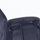 HERMES Vanity Her Line Cosmetic Pouch Canvas Gray Auth 147392-19