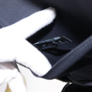 HERMES Vanity Her Line Cosmetic Pouch Canvas Gray Auth 147392-23