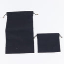 HERMES Vanity Her Line Cosmetic Pouch Canvas Gray Auth 147392-12