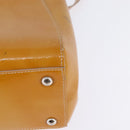 FENDI PETITE 2JOURS Hand Bag Leather Yellow Silver Auth 147396-17