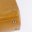 FENDI PETITE 2JOURS Hand Bag Leather Yellow Silver Auth 147396-9