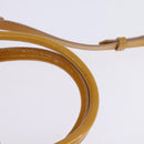 FENDI PETITE 2JOURS Hand Bag Leather Yellow Silver Auth 147396-14