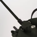 PRADA Backpack Nylon Khaki Silver Auth 147399-20