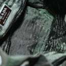 PRADA Backpack Nylon Khaki Silver Auth 147399-11