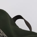 PRADA Backpack Nylon Khaki Silver Auth 147399-14