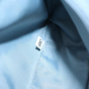 PRADA Accessory Pouch Nylon Light Blue Silver Auth 147400-11