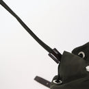 PRADA Backpack Nylon Khaki Silver Auth 147403-9