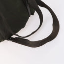 PRADA Backpack Nylon Khaki Silver Auth 147403-8
