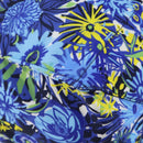 PRADA Tote Bag Nylon Leather Blue Silver Auth 147405-15