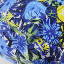 PRADA Tote Bag Nylon Leather Blue Silver Auth 147405-17