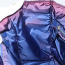 PRADA Tote Bag Nylon Leather Blue Silver Auth 147405-20