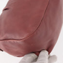 PRADA Shoulder Bag Leather Pink Gold Auth 147407-16