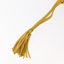 BOTTEGA VENETA INTRECCIATO Shoulder Bag Leather Yellow Auth 147408-10