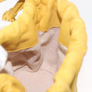 BOTTEGA VENETA INTRECCIATO Shoulder Bag Leather Yellow Auth 147408-18