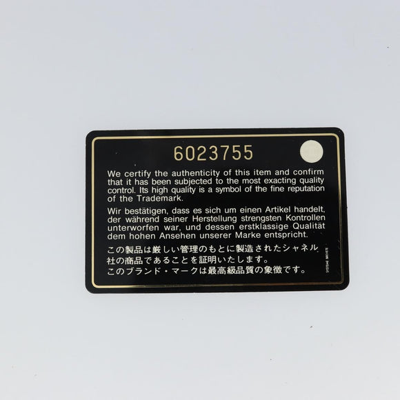 CHANEL Hand Bag Coated Canvas Beige Gold CC Auth 147411