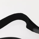 CHANEL Matelasse Hand Bag Nylon 2way Black Silver CC Auth 147417-15