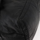 CHANEL Matelasse Hand Bag Nylon 2way Black Silver CC Auth 147417-16