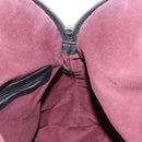 CHANEL Matelasse Hand Bag Nylon 2way Black Silver CC Auth 147417-22